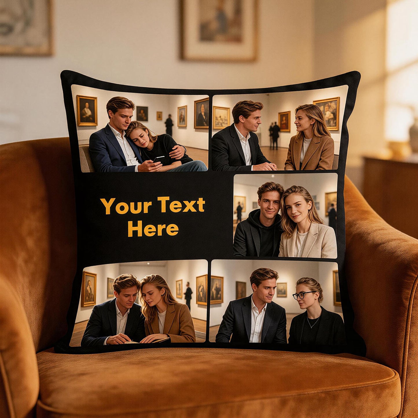 Multi Custom Photo Pillow Cover Home Matching Decoration, Fashion Art Household Cushion Case