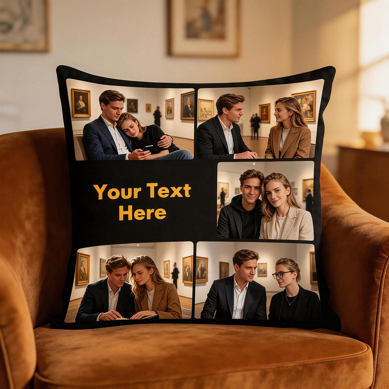 Multi Custom Photo Pillow Cover Home Matching Decoration, Fashion Art Household Cushion Case